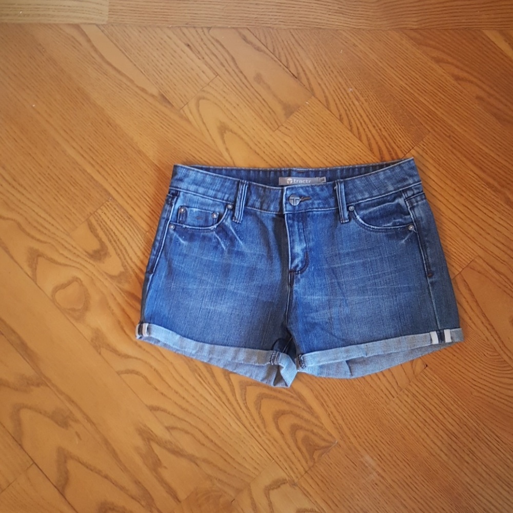 Blue jean shorts